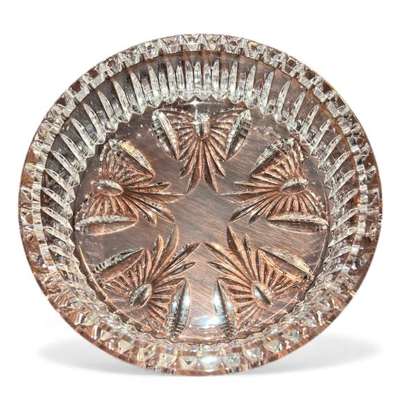 Waterford Crystal Best Wishes Wine Bottle Coaster Never Used! - Picture 2 of 6